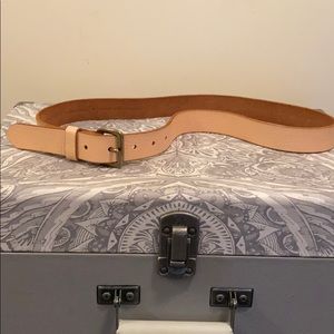 Loft leather belt (pink) - with tags!